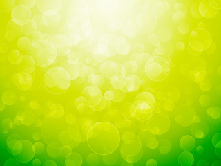 abstract green bio circle background