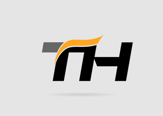 Letter T and H logo template   © sena88