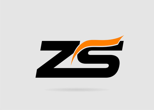 Z and S logo vector. logotype template
