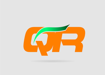 QR letter logo
