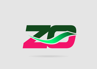 ZO company linked letter logo
