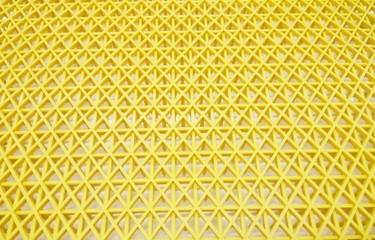 yellow plastic net background