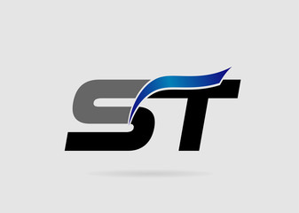 Letter ST Logo
