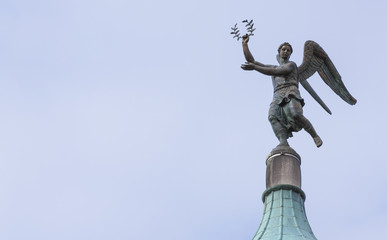 Bronze Angel statue