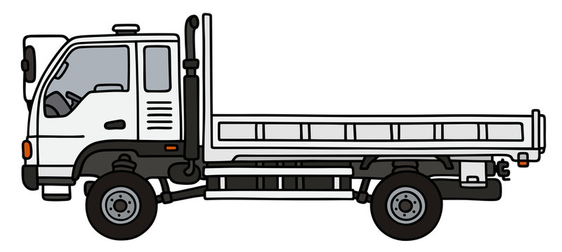 Hand drawing of a small terrain truck