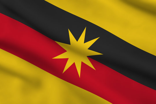 Flag Of Sarawak State, Malaysia