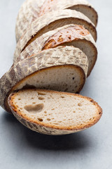 Fresh rustic style bread with pastry.