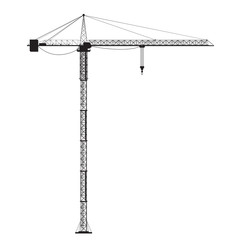 silhouette crane black