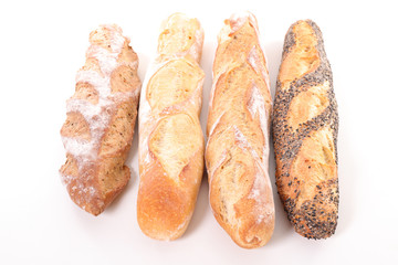 fresh baguette,bread