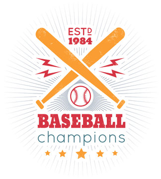 Logo for baseball