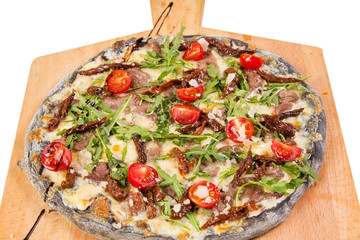 pizza isolated on white