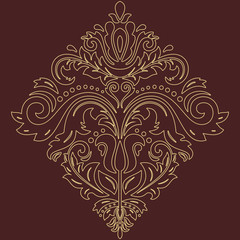 Elegant Vector Ornament in the Style of Barogue