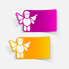 realistic design element: angel