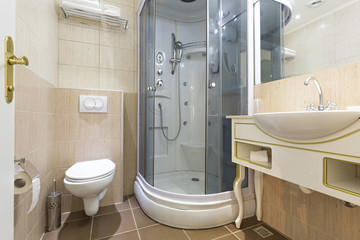 Interior of an elegant bathroom
