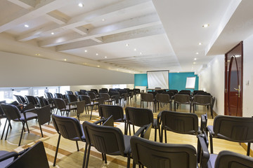 Interior of a conference room