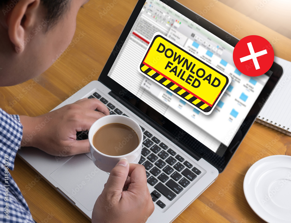 Poster computer transfer download failed data stop loss transfer netwo