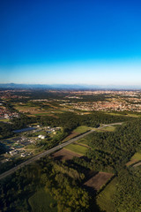 Paesaggio natura vista aerea