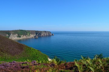 Paysage de mer au cap frehel