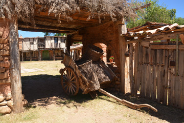 carro de madera antiguo