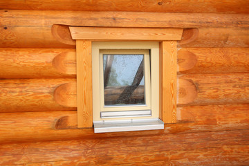 Obraz na płótnie Canvas Log cabin home