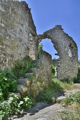 An historic derelict building in the southern city of Trebinje in Republika Srpska, Bosnia and Herzegovina.
