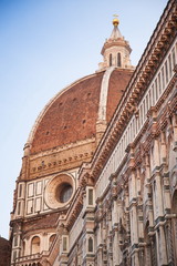 Fototapeta na wymiar Toscana,Firenze, la cattedrale di Santa Maria del Fiore,il duomo.