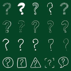 Vector Set of Question Marks