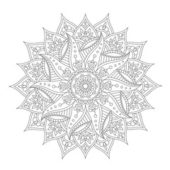 Oriental Mandala. Vector
