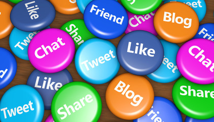 Social Media And Network Badges