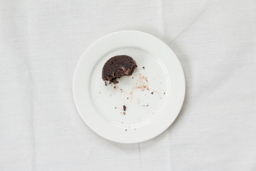 bite chocolate cake