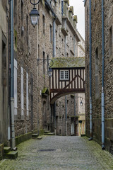 street in Saint-Malo, France