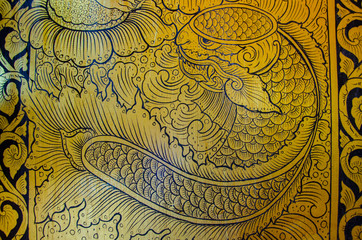 Thai tradional art  fish