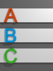 A B C background © neurostructure