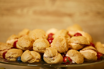 Delicious canapes as event dish