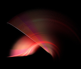 Abstract fractal rotation shape