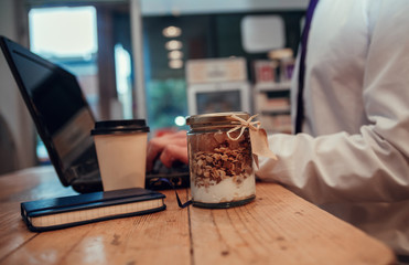 Businessman At Cafe
