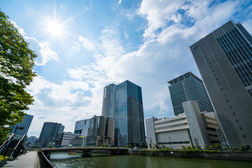 Nakanoshima area,osaka,tour of japan