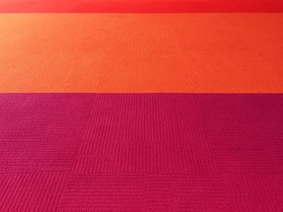 Pink and orange gradient carpet background texture