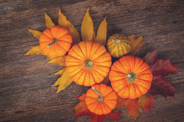 pumpkin on table