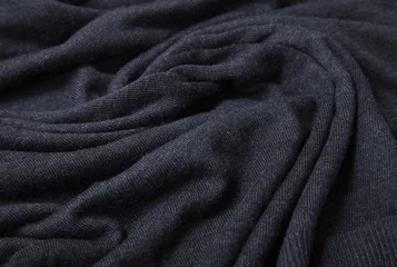 Crédence de cuisine en verre imprimé Poussière A full page of black fine knit fabric texture
