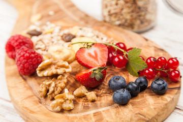 Muesli with berries