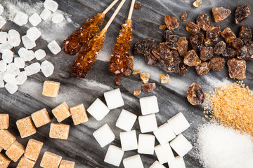 DIfferent types of sugar