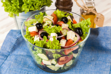 Delicious greek salad