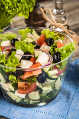 Delicious greek salad