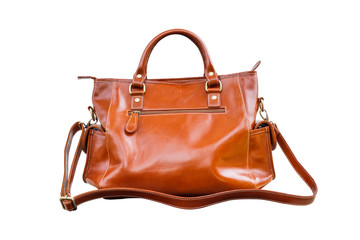 Orange Handbag leather