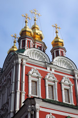 Fototapeta na wymiar Novodevichy convent in Moscow. UNESCO World Heritage Site