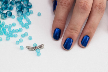 set for making a Dreamcatcher, beads, thread