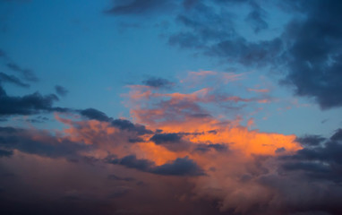 Colorful clouds