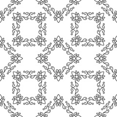 Geometrical pattern flower