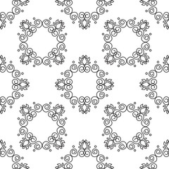 Geometrical pattern flower